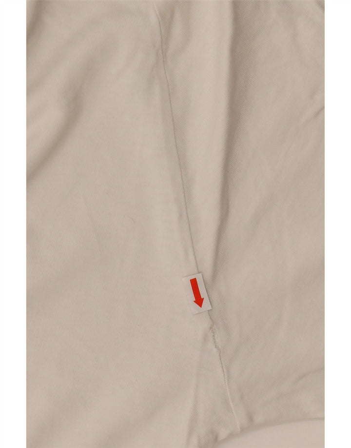 T-shirt ADIDAS da uomo Top in cotone bianco medio