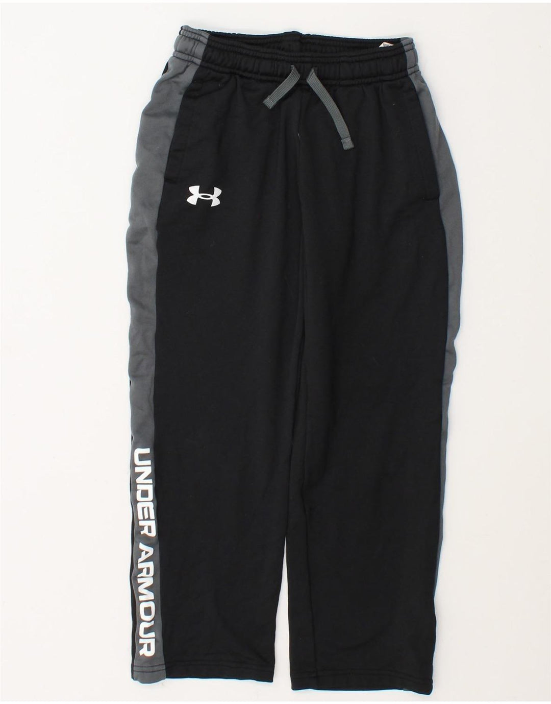 Pantaloni da tuta da ragazzo Under Armour 7-8 anni Small Black Colourblock