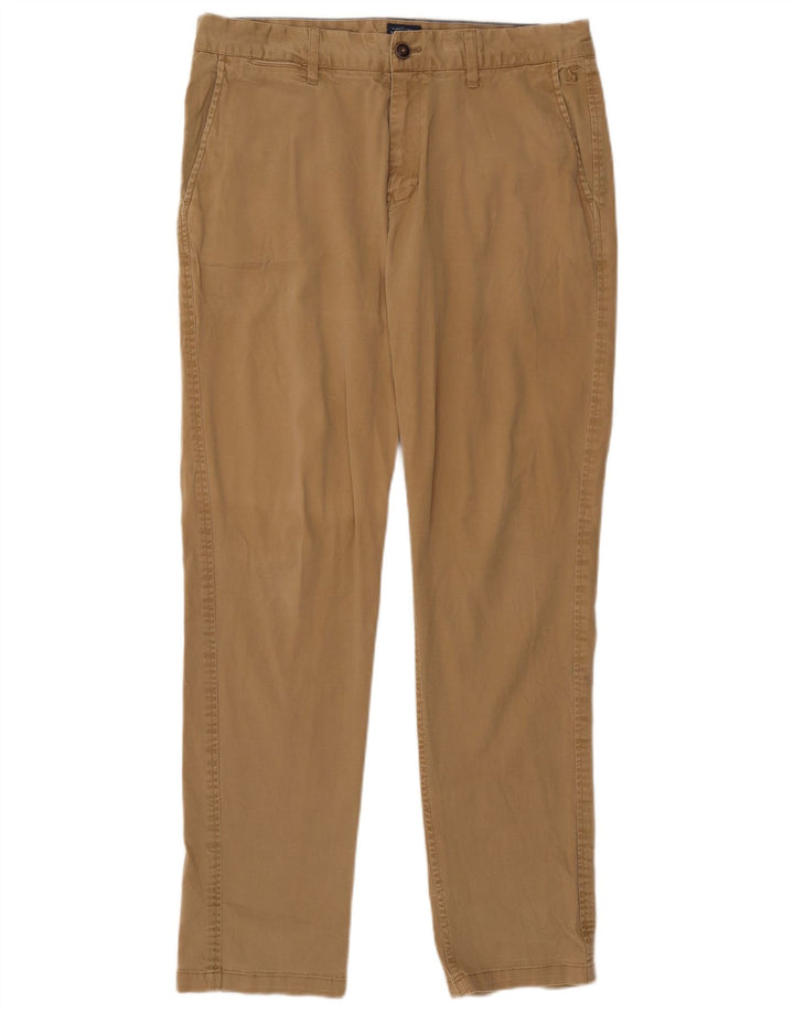 Pantaloni chino dritti da uomo Joules W34 L32 Beige