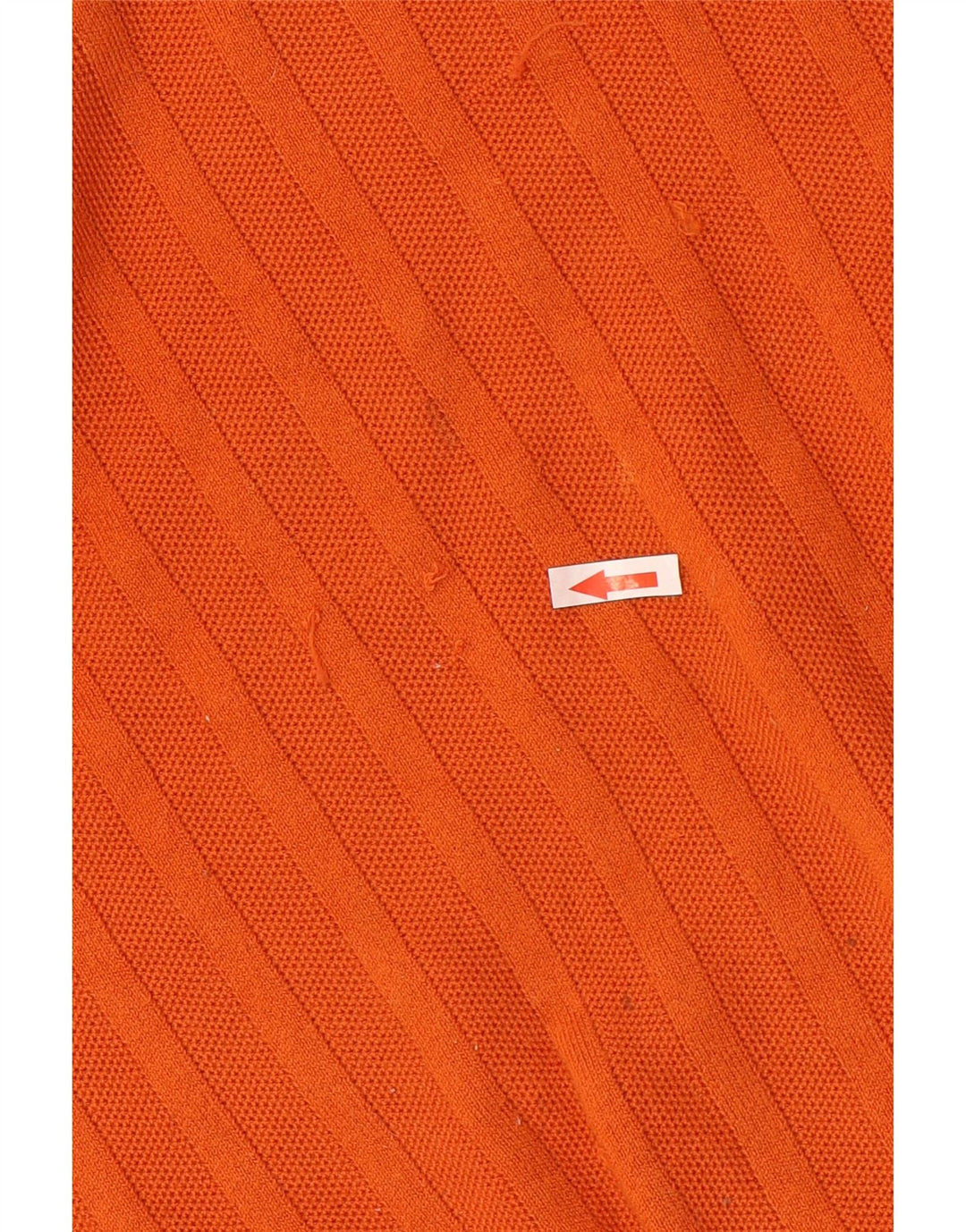 Maglione maglione girocollo autografo da uomo Marks & Spencer grande cotone arancione