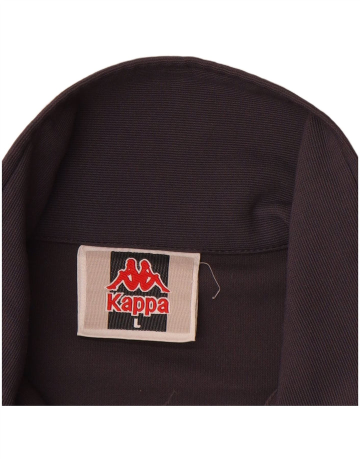 Giacca da ginnastica da uomo KAPPA grande in poliestere grigio