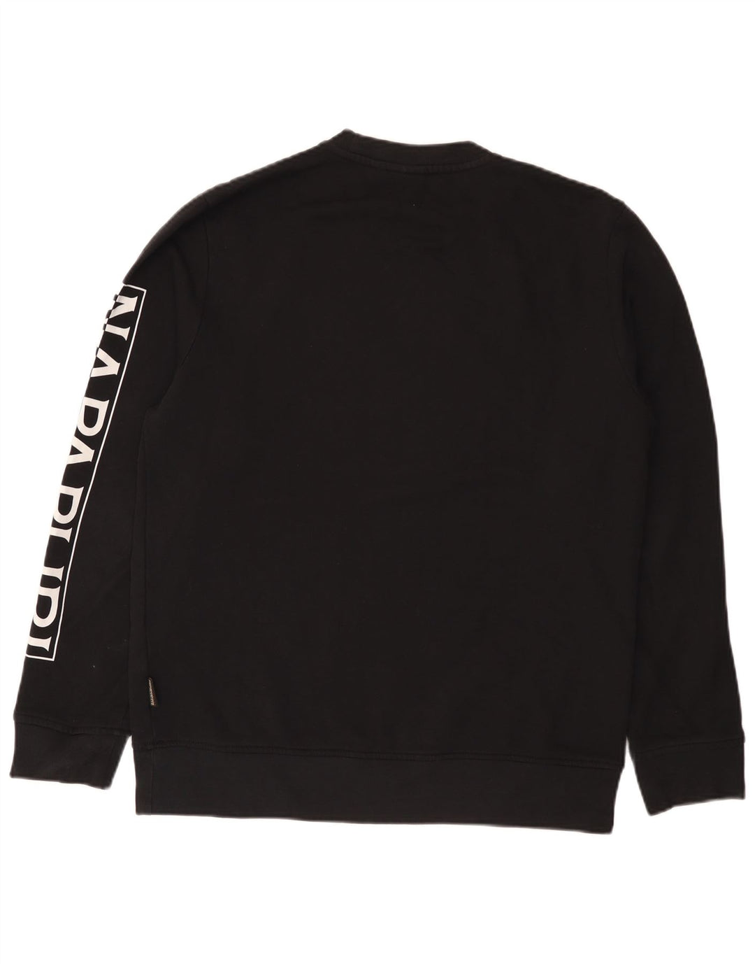 Felpa grafica da uomo Napapijri Maglione cotone nero medio