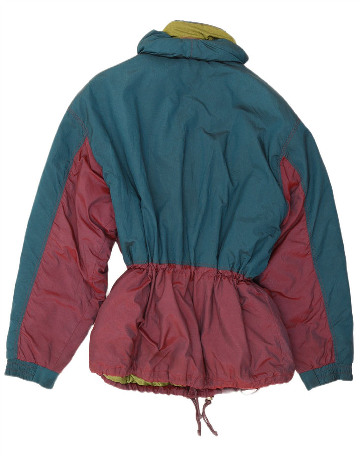 Giacca da sci da uomo con cappuccio Silvy IT 52 XL Blu poliestere color block