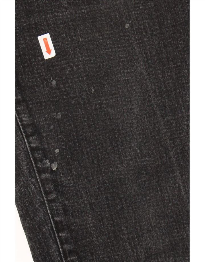 Jeans Dritti Donna TRUSSARDI W28 L32 Cotone Grigio