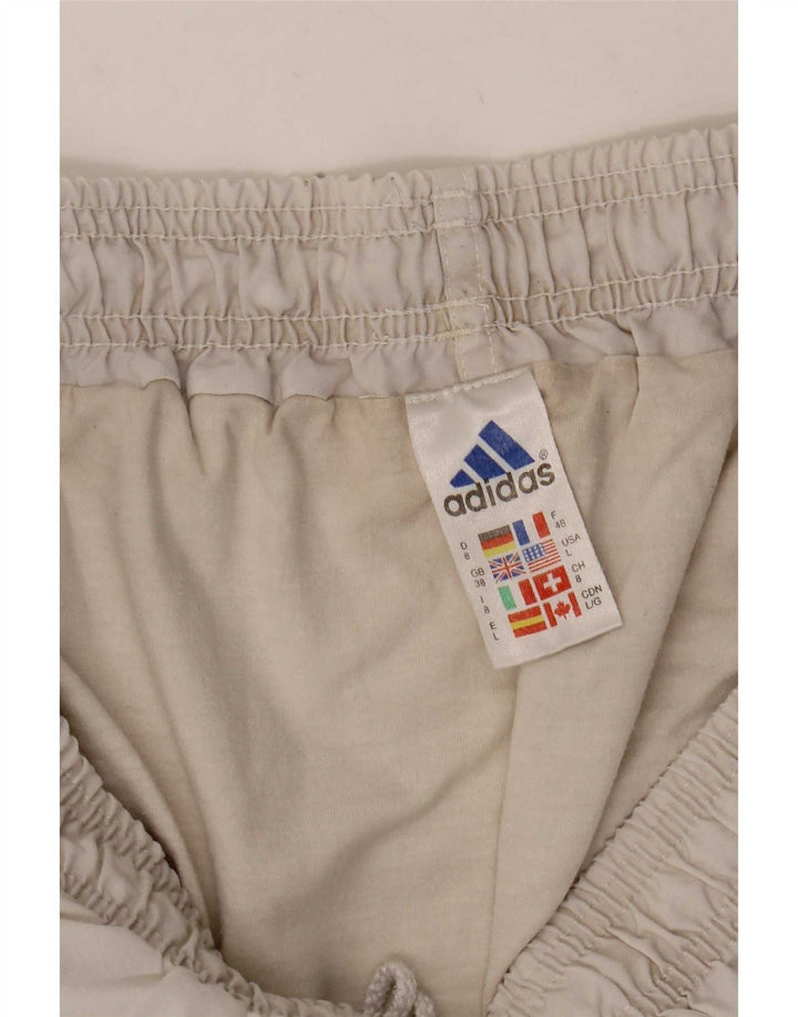Pantaloncini sportivi da uomo Adidas XL poliestere bianco