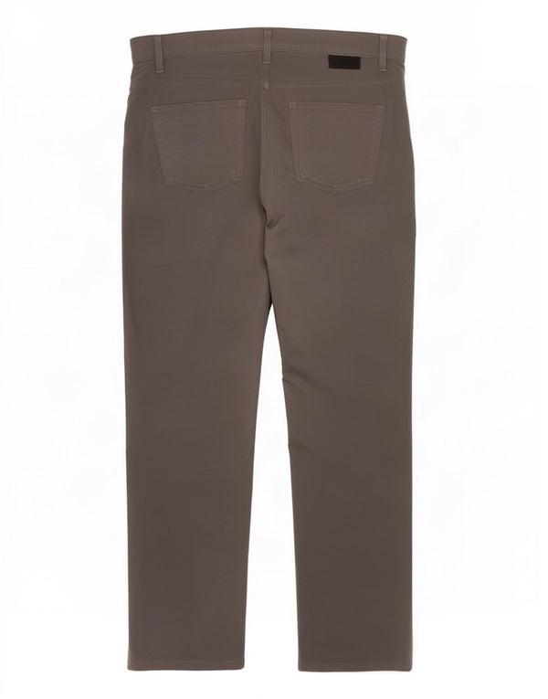 Pantaloni casual slim Nike Dri Fit da uomo W38 L32 poliestere grigio