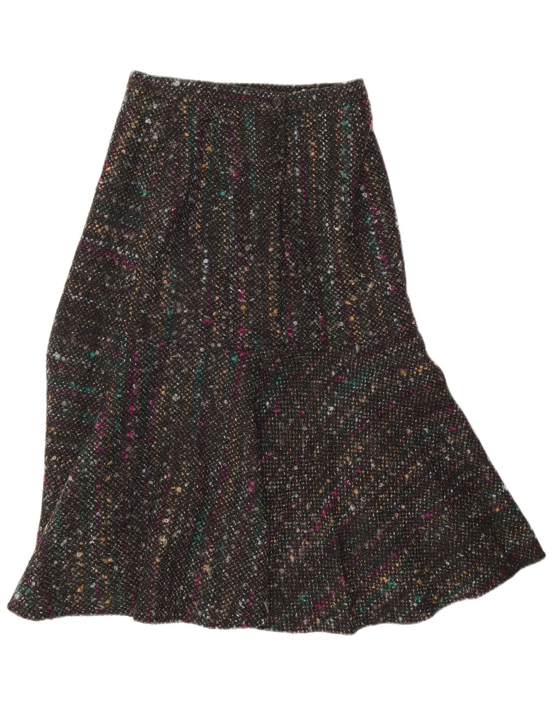 Set gonna vintage da donna in 2 pezzi EU 40 medio W28 grigio chiazzato