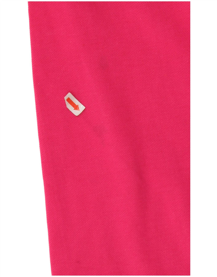 VINTAGE Mens Polo Shirt 2XL Pink Cotton