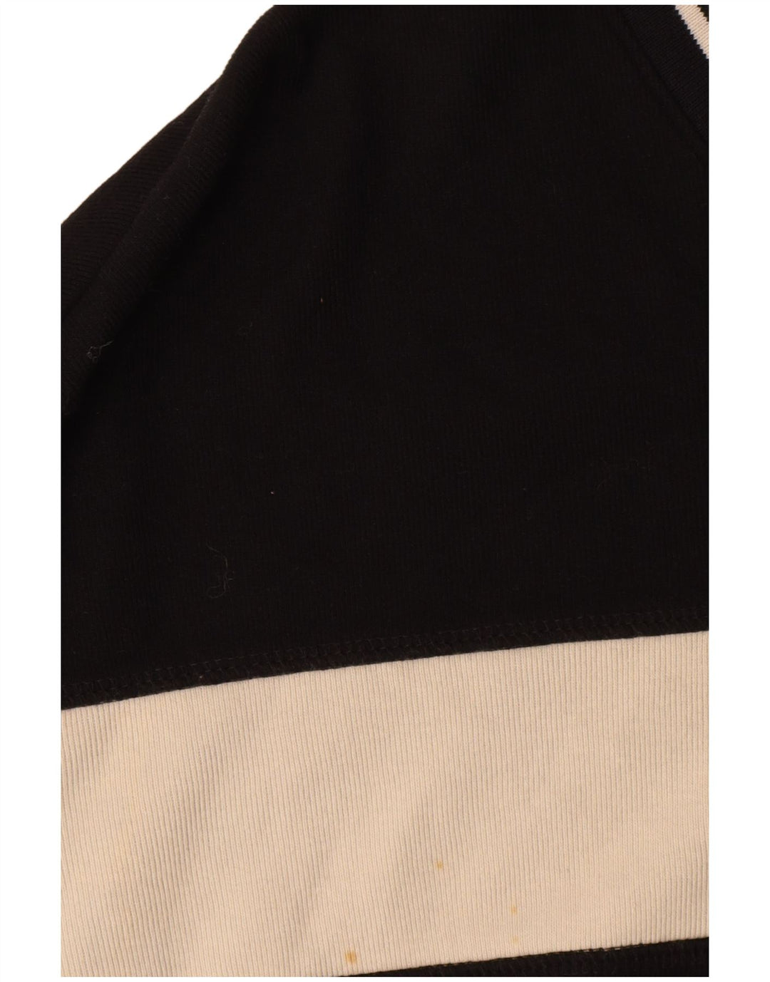 Marks & Spencer Mens St. Michael Top manica lunga grande blocco di colore nero