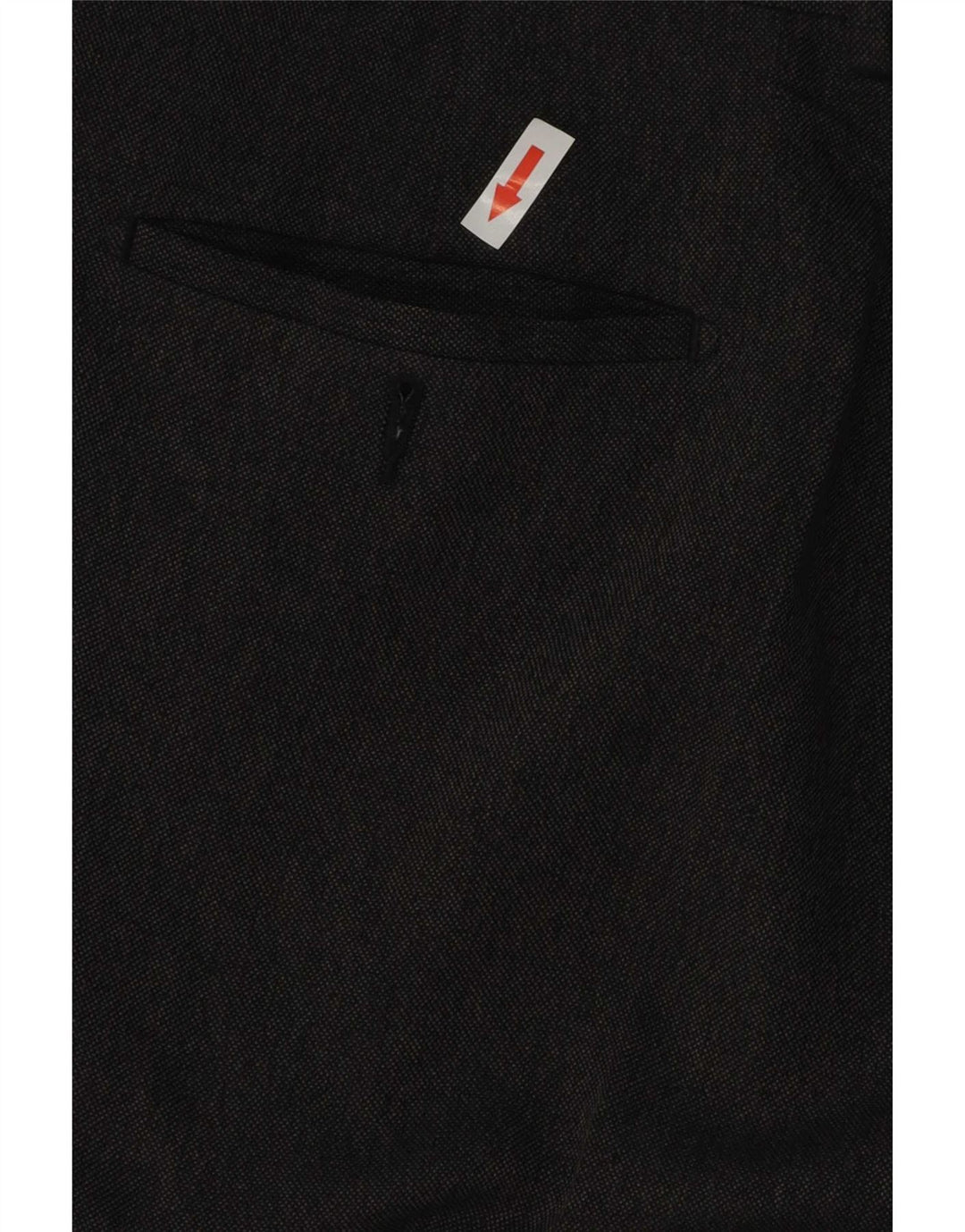 Pantaloni da abito con pegging da uomo Marks & Spencer W38 L29 poliestere grigio