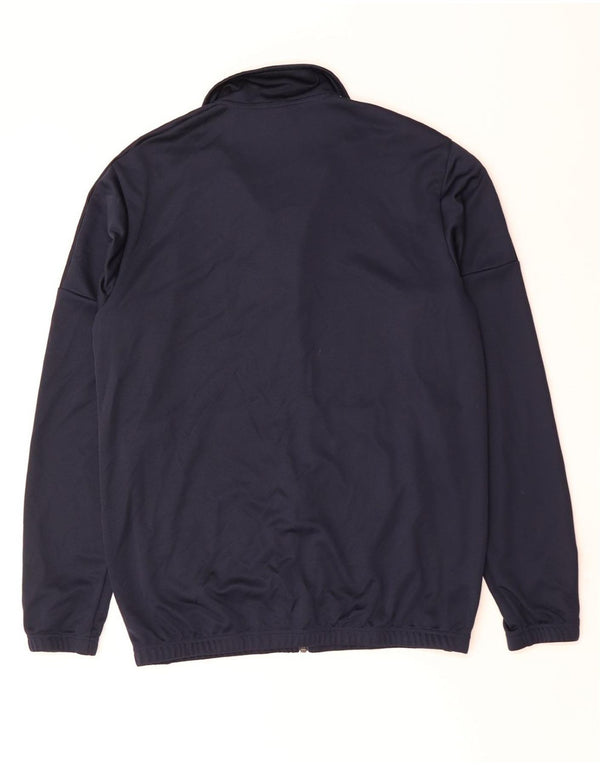 Giacca da tuta da uomo ADIDAS grande in poliestere blu navy