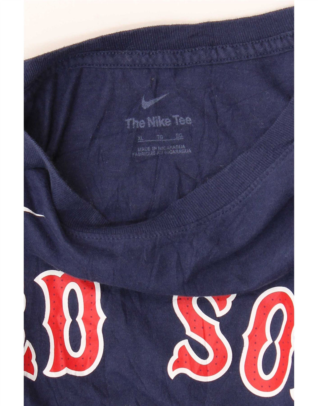 T-shirt grafica da uomo Nike Red Sox XL blu navy