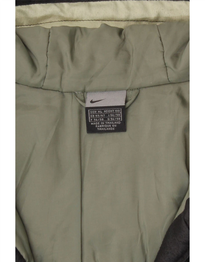 Giacca a vento con cappuccio da uomo Nike UK 45/47 XL poliestere nero