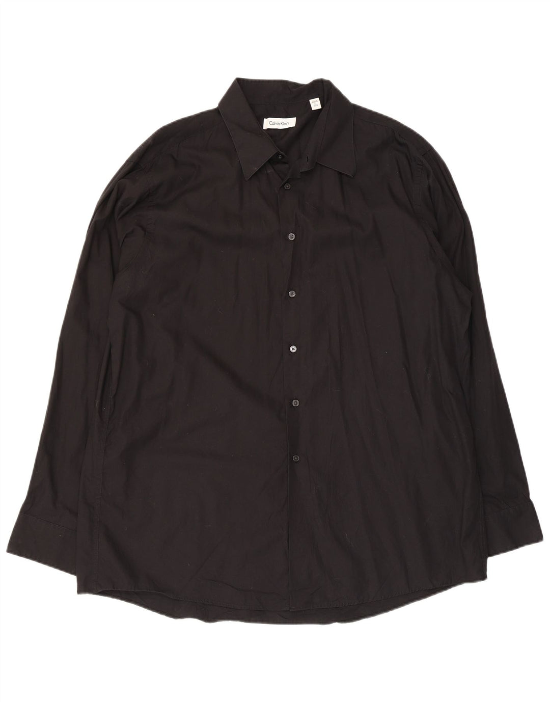 Camicia da uomo Calvin Klein taglia 17 XL cotone nero