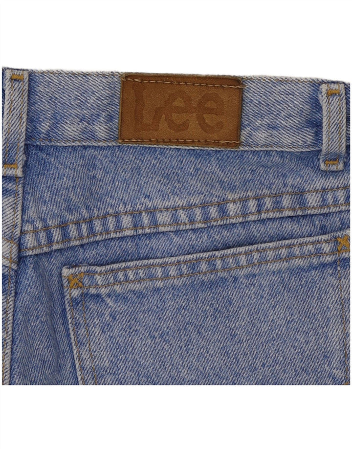 Pantaloncini di jeans da donna Lee medi W28 Blu