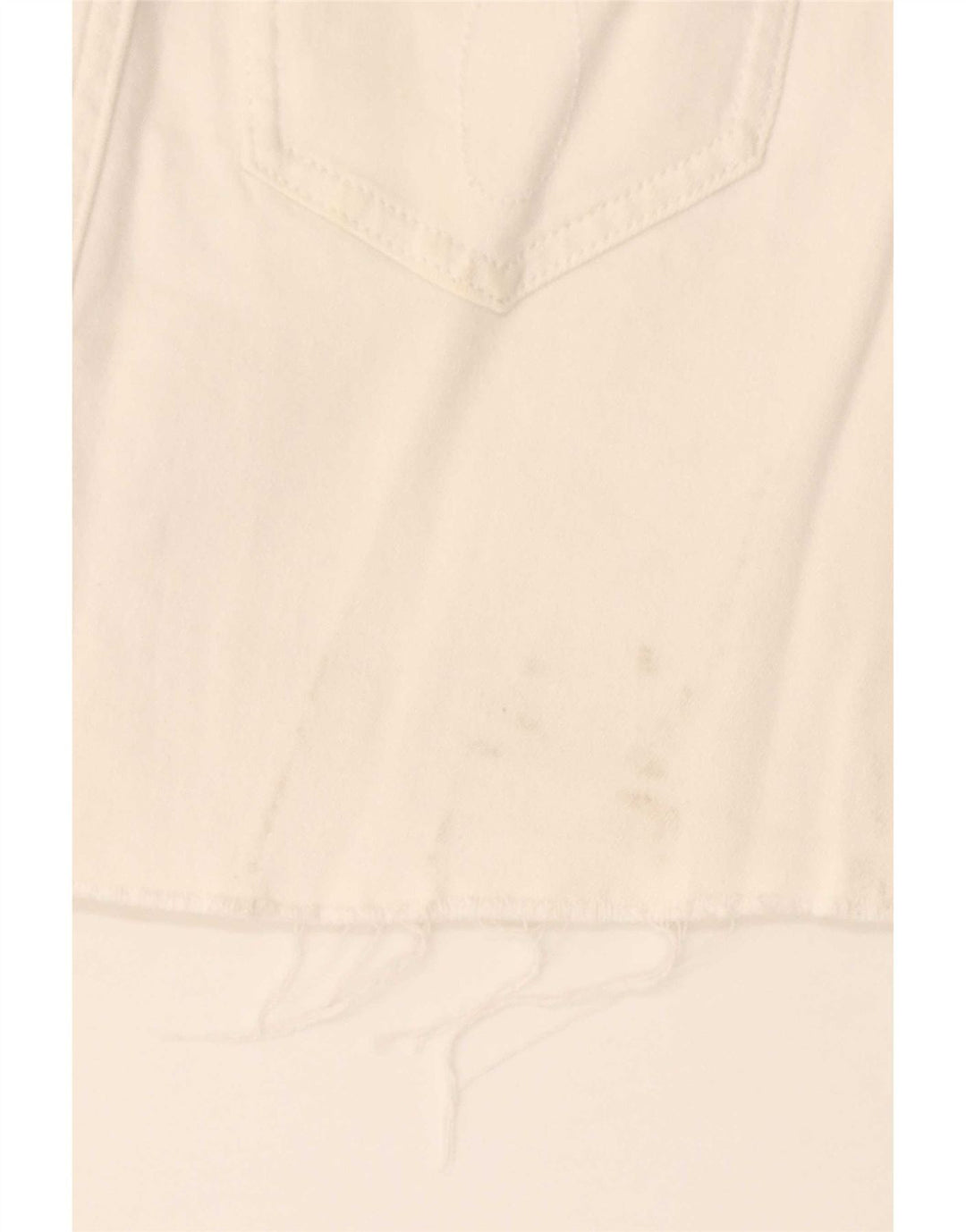 Minigonna grafica da donna Calvin Klein Jeans W26 piccola in cotone bianco