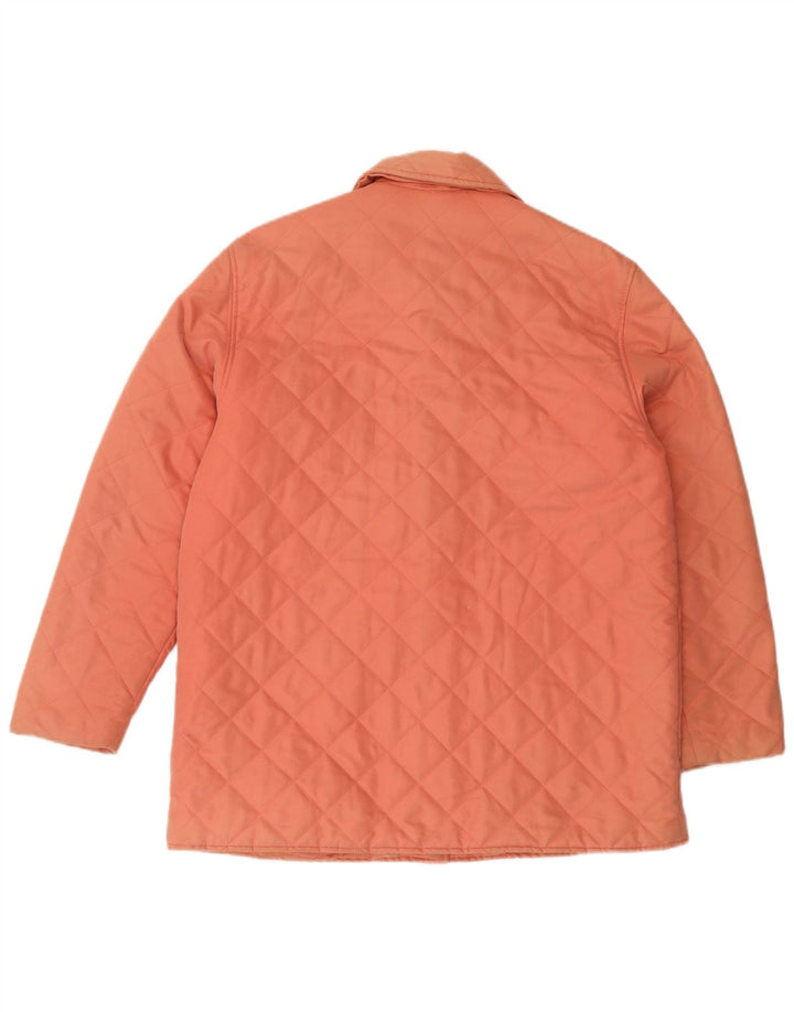Giacca trapuntata da donna ORVIS UK 16 grande poliestere rosa