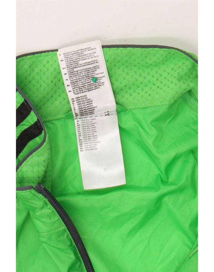 Giacca antipioggia da uomo Adidas UK 40 grande nylon verde