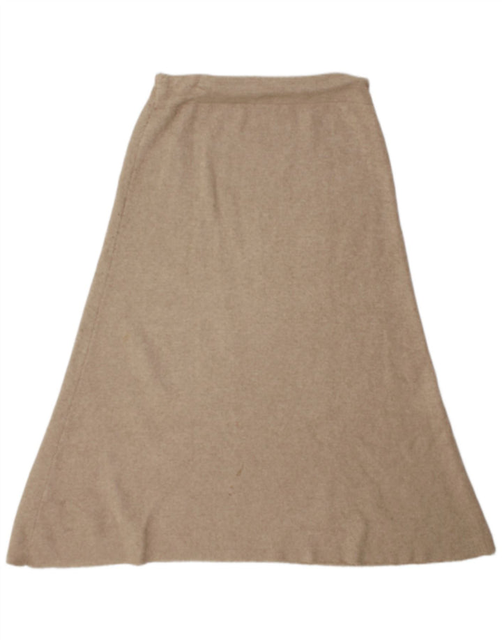 Gonna a trapezio da donna Zara media W28 in viscosa beige