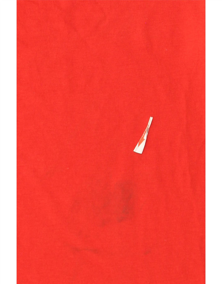 T-shirt grafica da uomo Avirex Top XL in cotone rosso