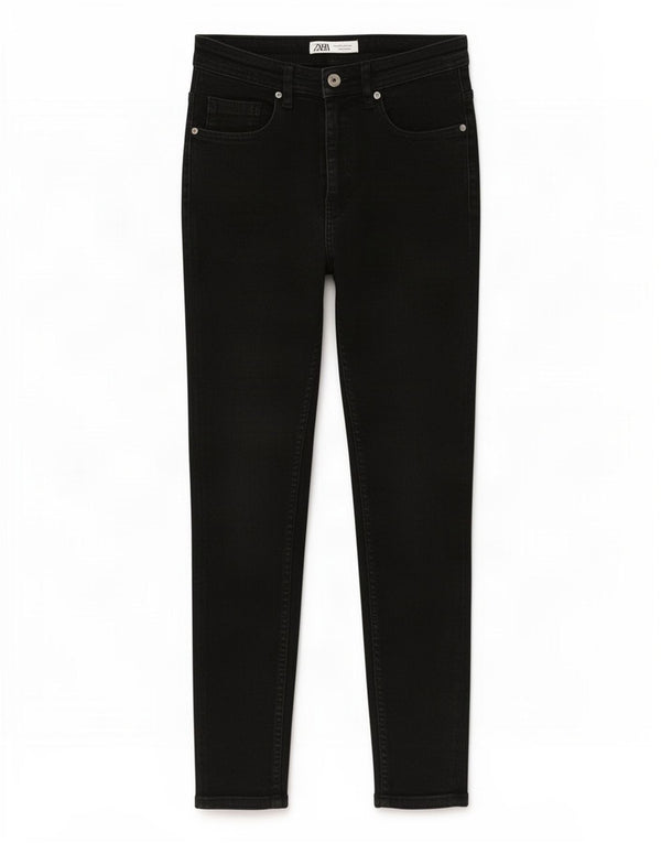 Jeans skinny corti da uomo Zara EU 40 medio W31 L24 neri