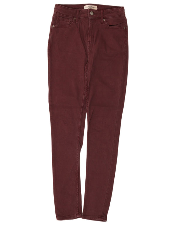 Jeans skinny da donna White Stuff UK 8 Small W28 L29 Cotone bordeaux