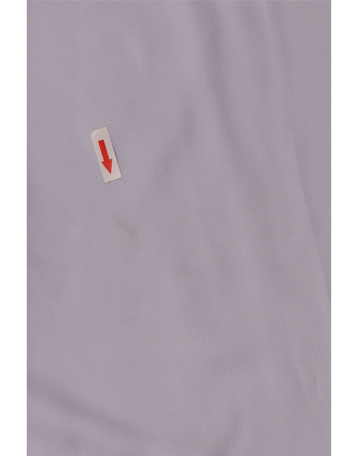 Camicetta camicia oversize da donna Zara UK 10 piccola blu poliestere