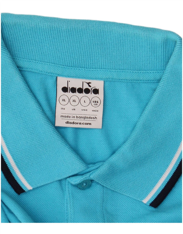 Polo Diadora Uomo XL Blu