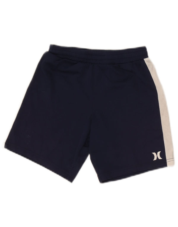 Pantaloncini sportivi Hurley da bambino 6-7 anni in poliestere color block blu navy