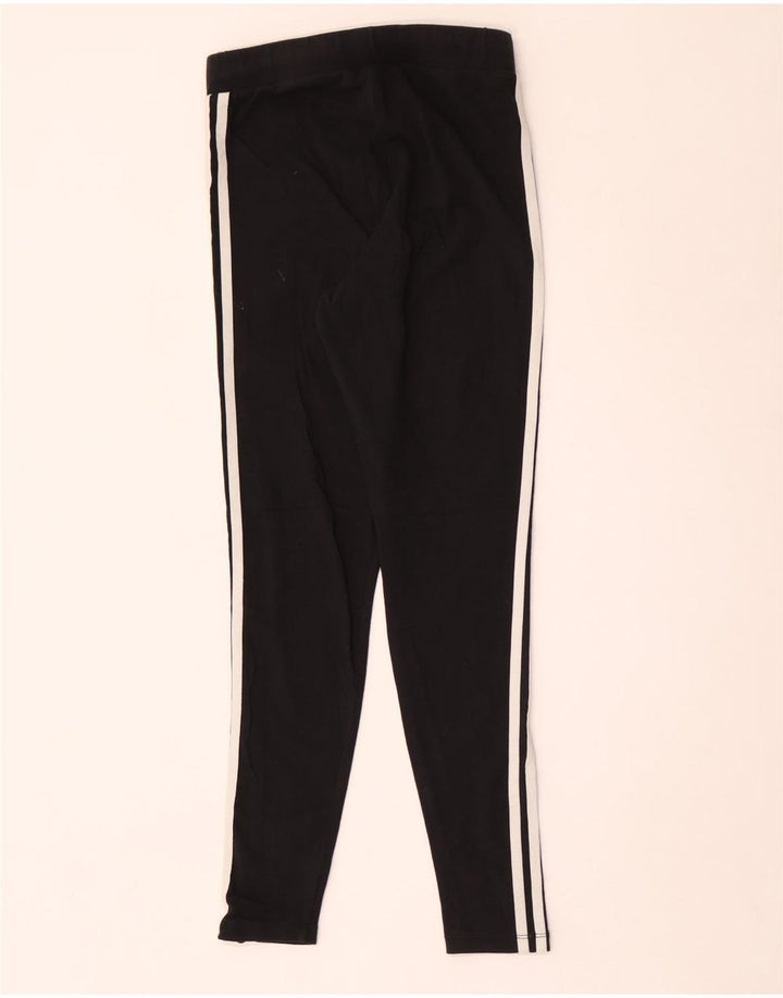 Leggings Adidas da donna UK 12 medio nero cotone