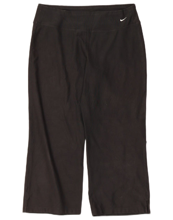 Leggings Capri da donna Nike US 8/10 poliestere nero medio