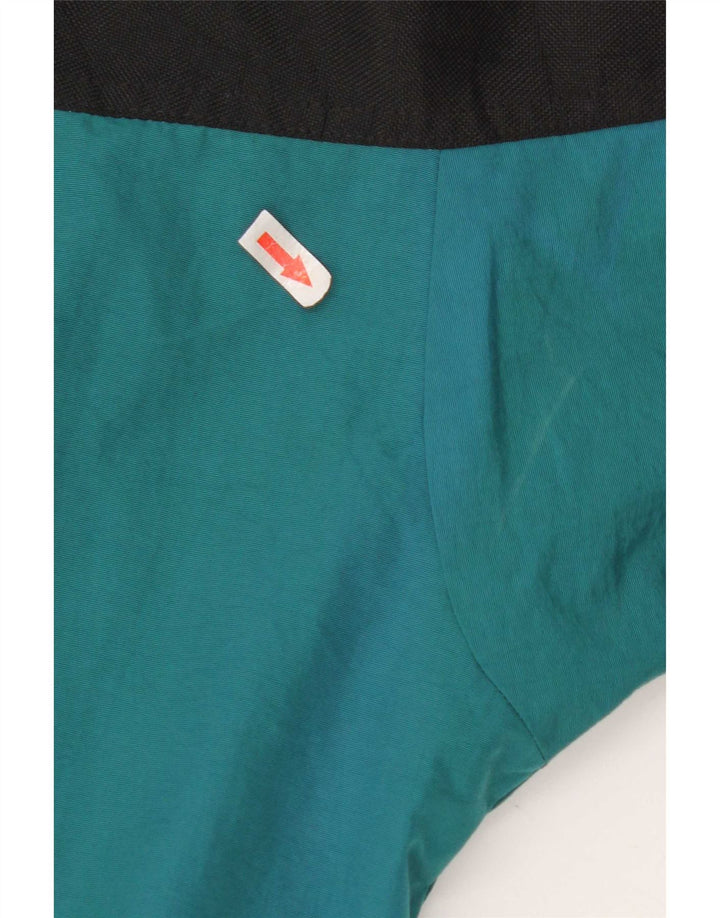 Giacca a vento con cappuccio da donna Columbia UK 14 Colorblock blu medio
