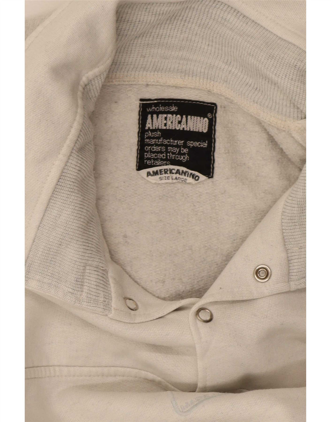 Maglione da uomo con cappuccio e bottoni Americanino, grande, beige
