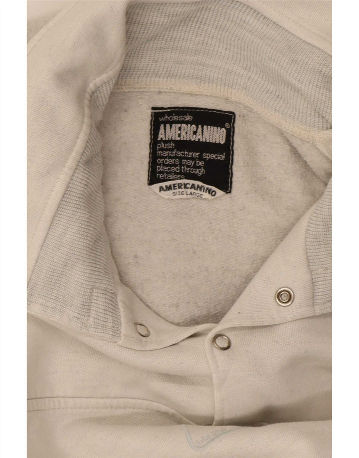 Maglione da uomo con cappuccio e bottoni Americanino, grande, beige