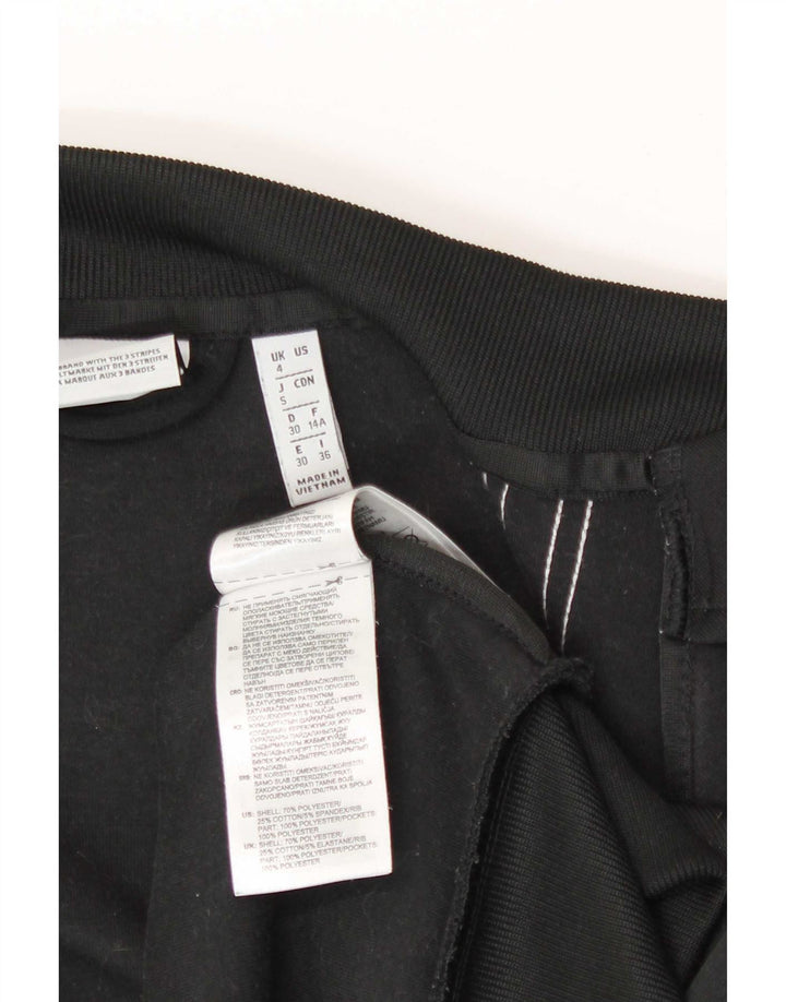 Adidas Giacca da tuta da donna UK 4 XS Nero Poliestere