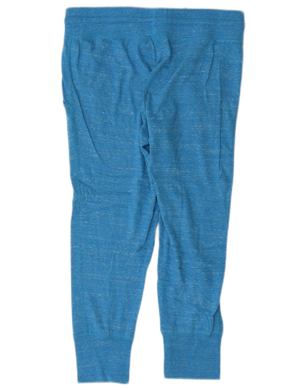 Pantaloni da tuta con grafica Nike da donna Joggers UK 10 Small Blue Flecked