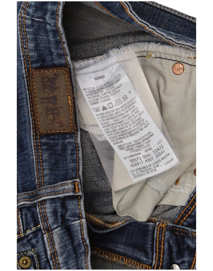 Jeans Levi's 572 Bootcut da donna W32 L32 in cotone blu