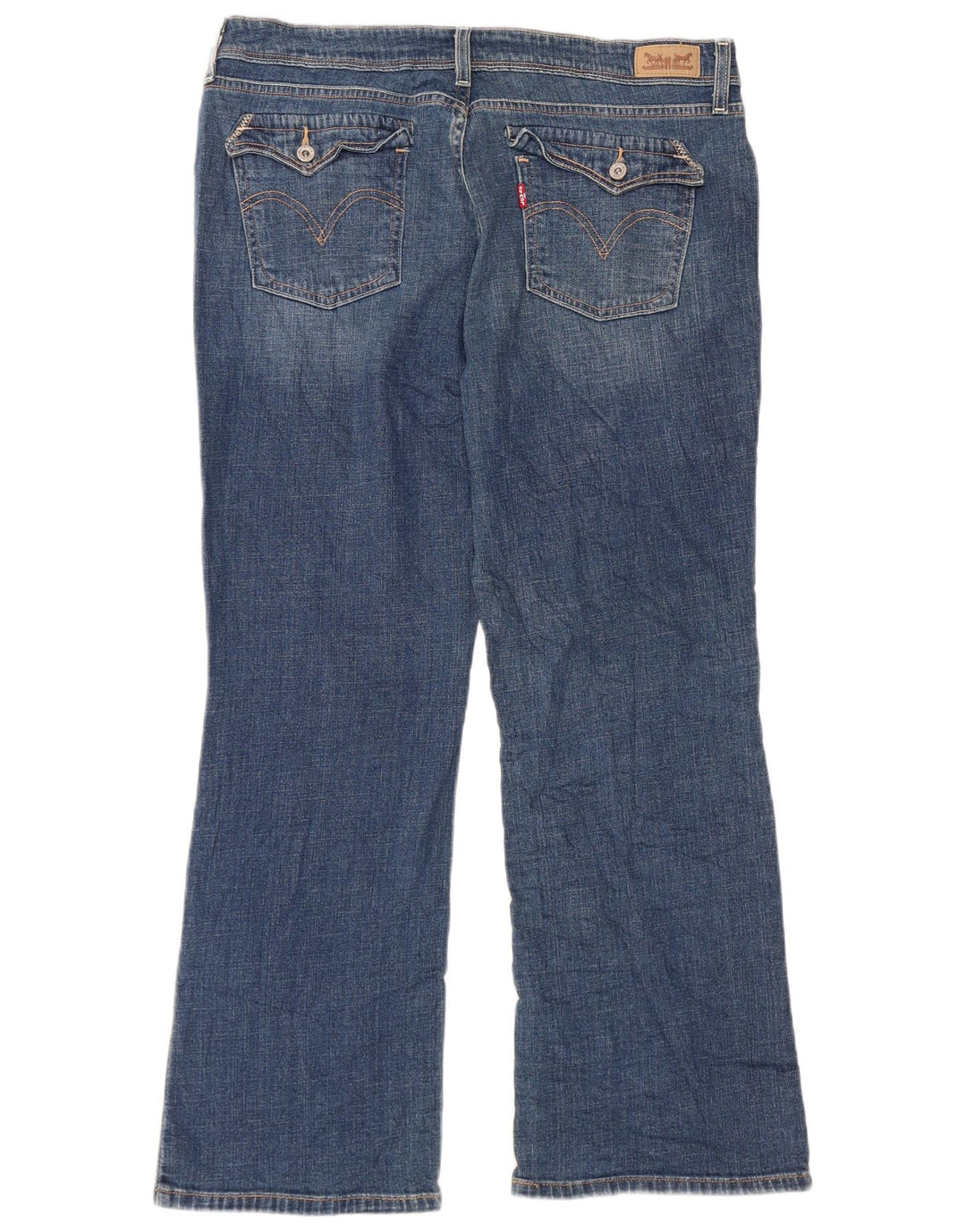 Jeans Levi's 515 Bootcut da donna US 16 2XL W38 L28 Cotone blu