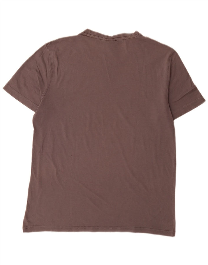 T-shirt grafica da uomo Diadora Top Small in cotone grigio