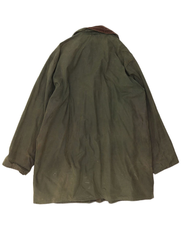 Giacca da uomo in cotone cerato Barbour UK 46 XL Cachi