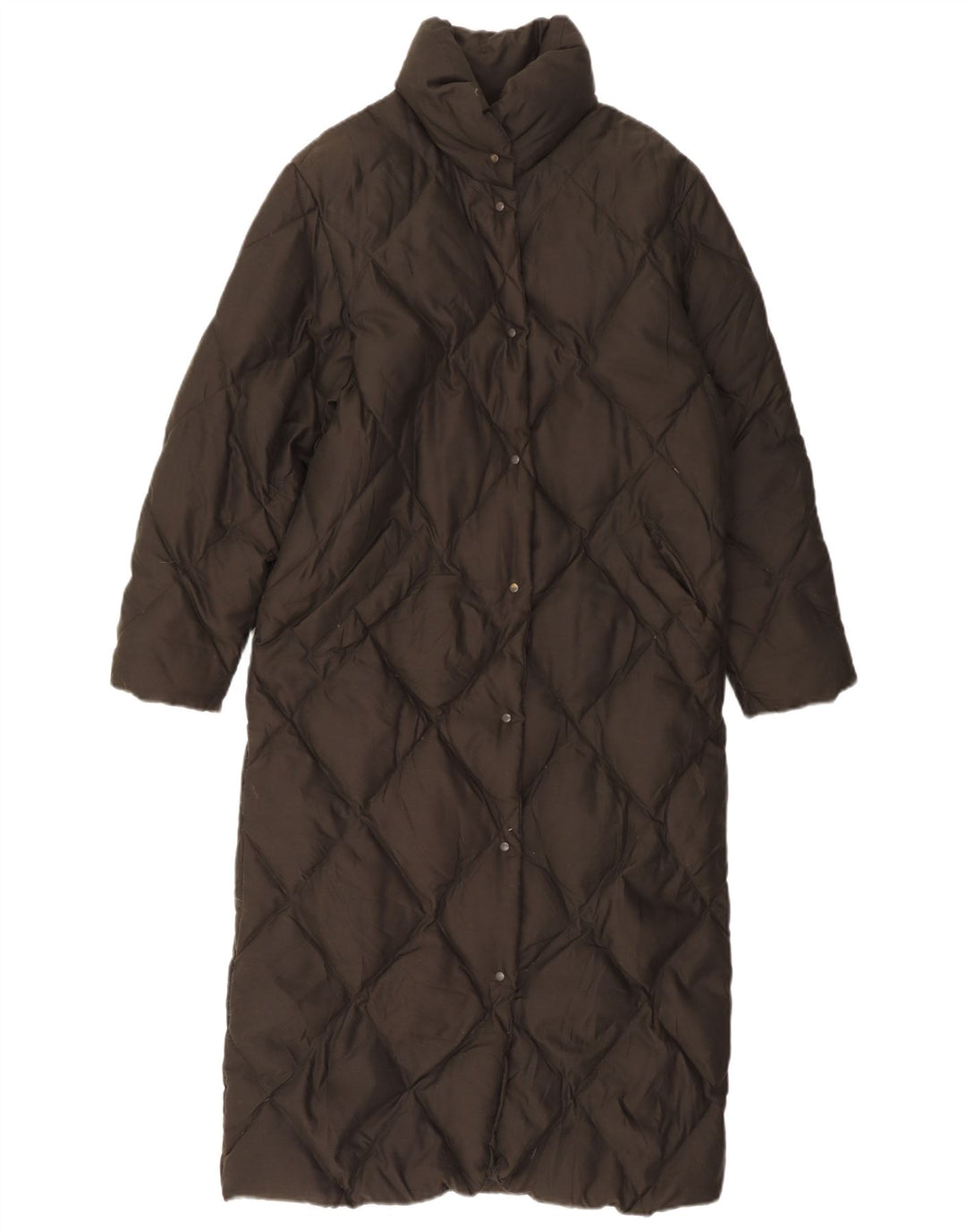 Cappotto imbottito lungo da donna Sergio Tacchini UK 6 XS poliestere verde