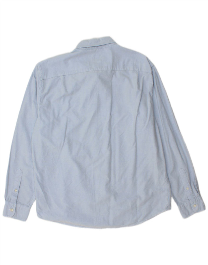 AMERICAN EAGLE Camicia da uomo vestibilità classica grande in cotone blu