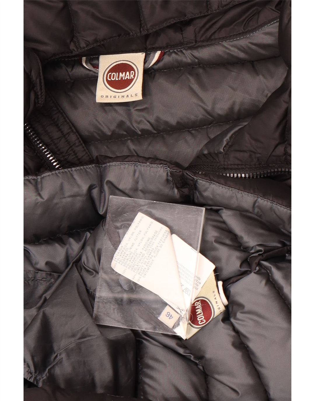 Piumino Colmar Donna con cappuccio IT 46 Large Nero Poliammide