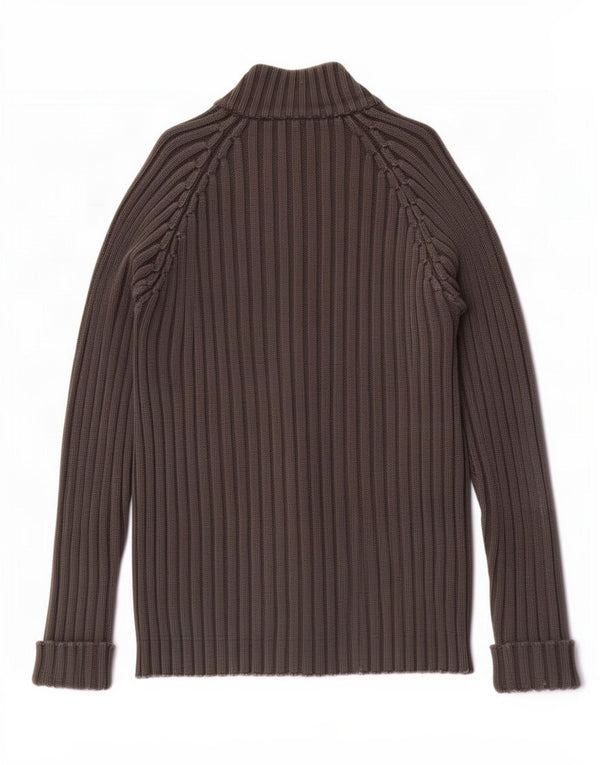 Maglione cardigan da uomo Marlboro Classics 2XL cotone grigio