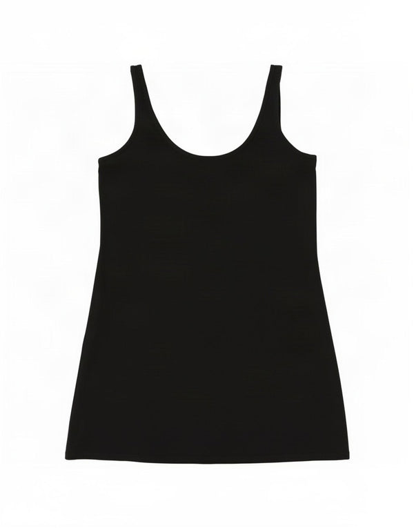 Abito sottoveste da donna Marks & Spencer UK 14 grande cotone nero