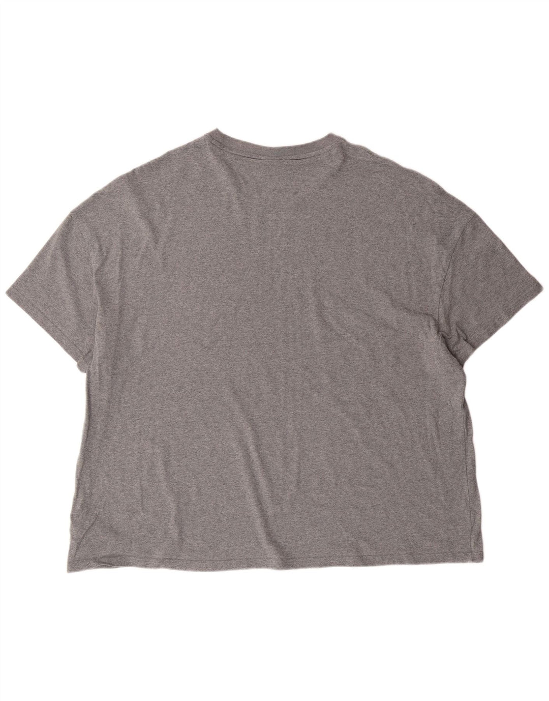 T-shirt grafica da uomo Puma Top 2XL in cotone grigio