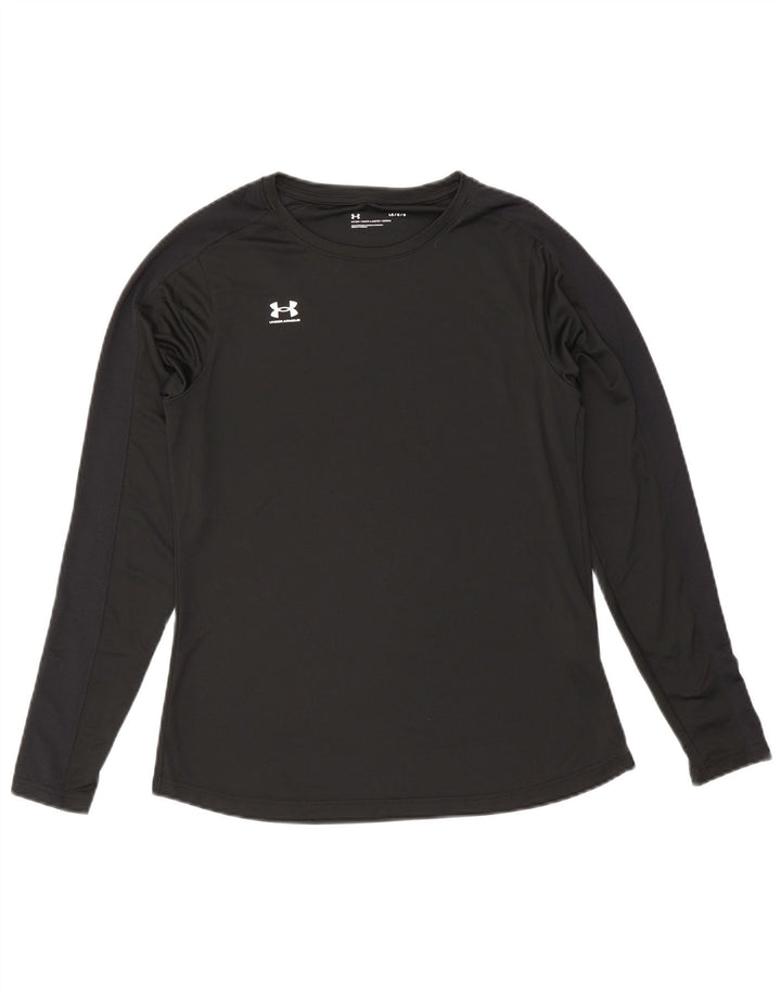 Maglia da uomo Under Armour a maniche lunghe grande in poliestere nero