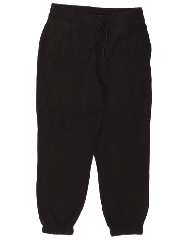 Pantaloni da tuta da donna Marks & Spencer Joggers UK 14 Large Nero Cotone