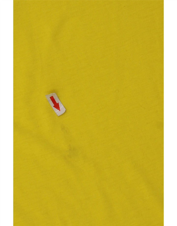 Maglietta Adidas Climalite da bambino 13-14 anni in poliestere giallo