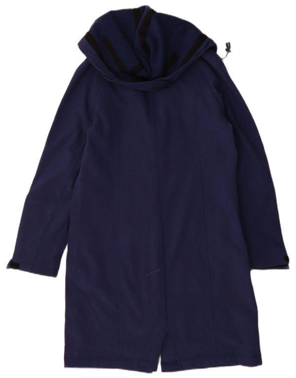 Impermeabile con cappuccio da donna Marks & Spencer UK 14 medio blu navy